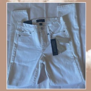 New Banana Republic Sculpt Skinny White Jeans size 00/24